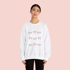 Miss USA Crown & Bow Crewneck Sweatshirt