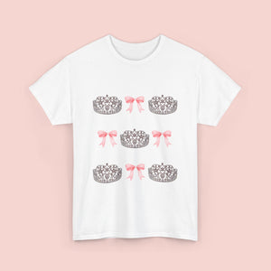 National American Miss Crown & Bow Tee