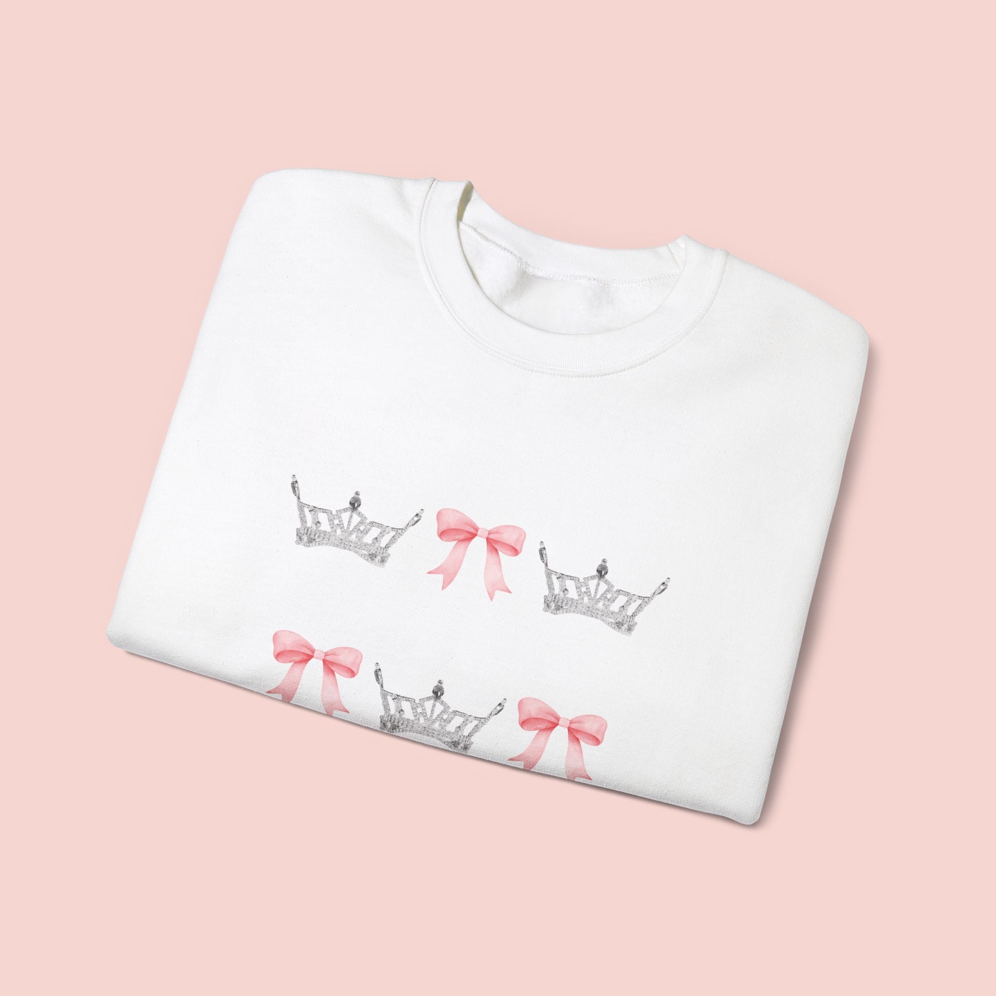 Miss America’s Teen Crown & Bow Crewneck Sweatshirt