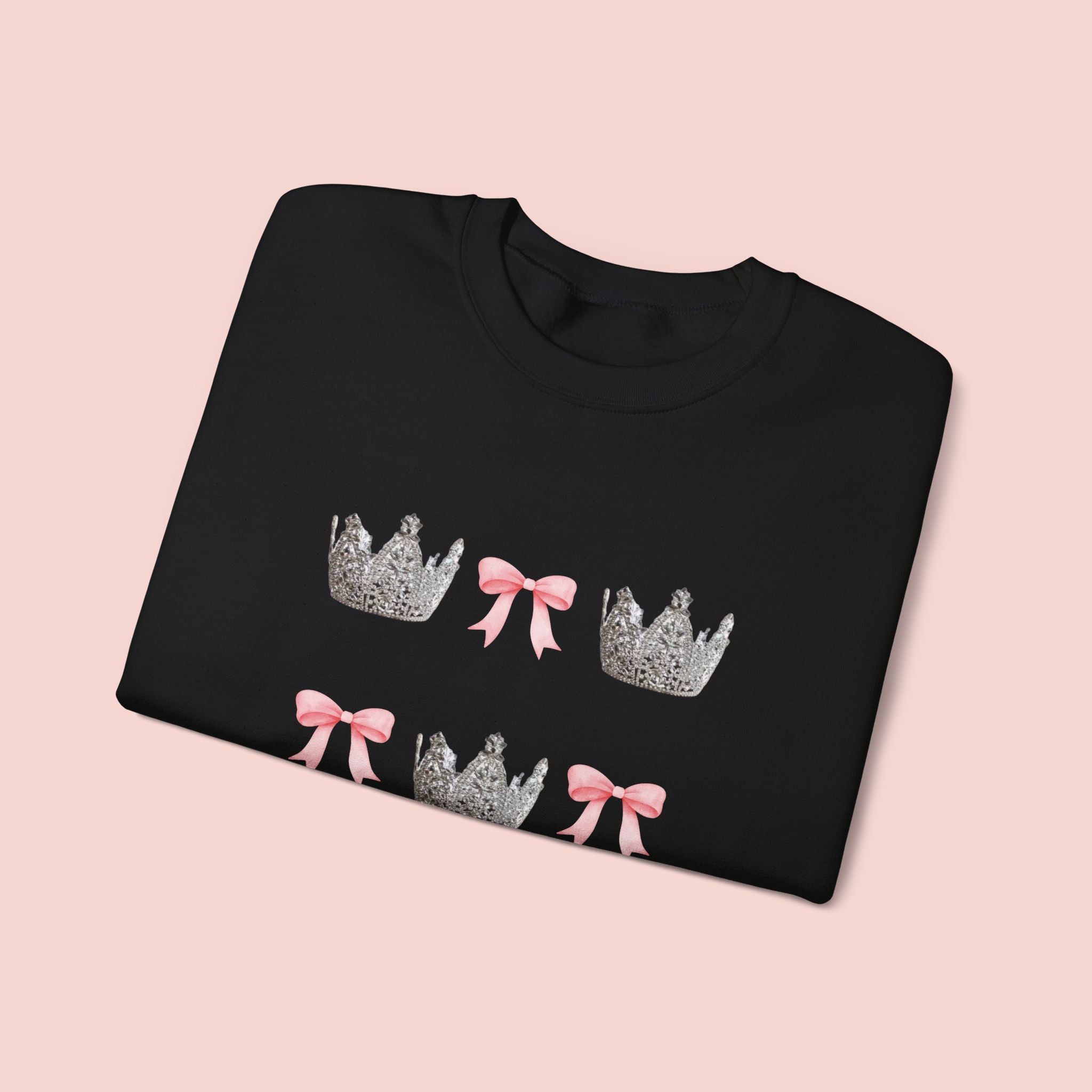 Miss Ultimate USA Crown & Bow Crewneck Sweatshirt