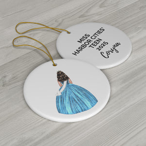 Pageant Drawing Ceramic Ornament