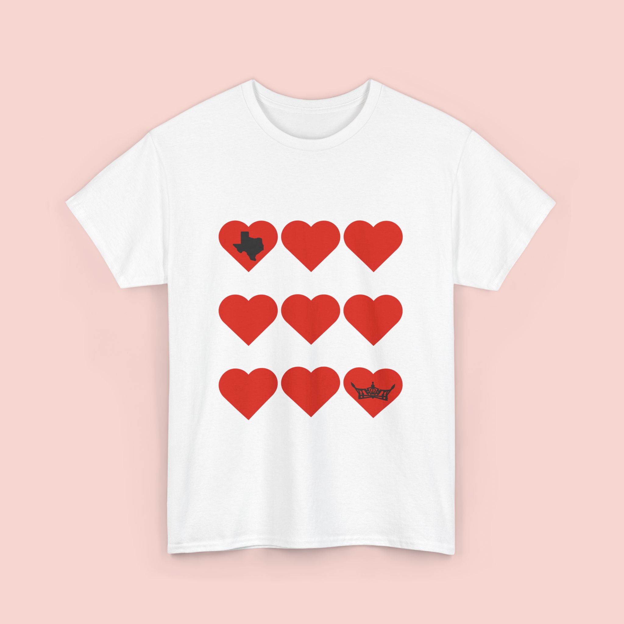 Miss America Heart Crown Tee