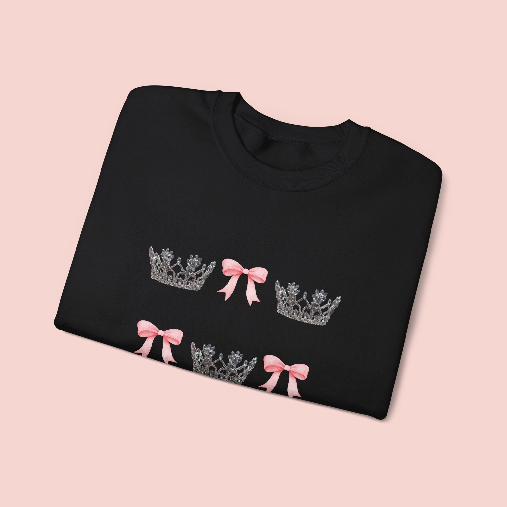 USA National Miss Crown & Bow Crewneck Sweatshirt