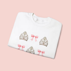 Miss Petite USA Crown & Bow Crewneck Sweatshirt