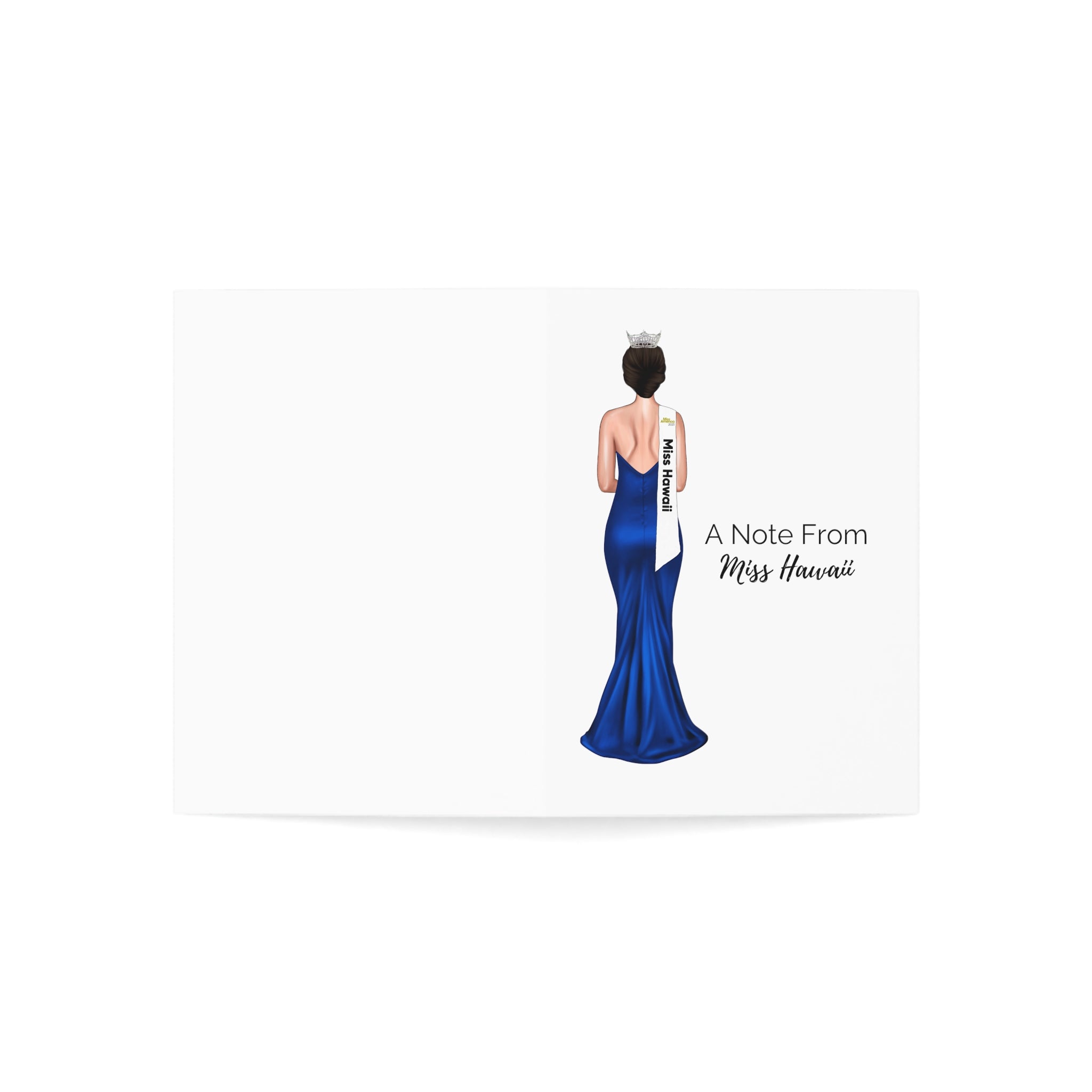 Pageant Queen Personalized Cards (1, 10, 30, and 50pcs)
