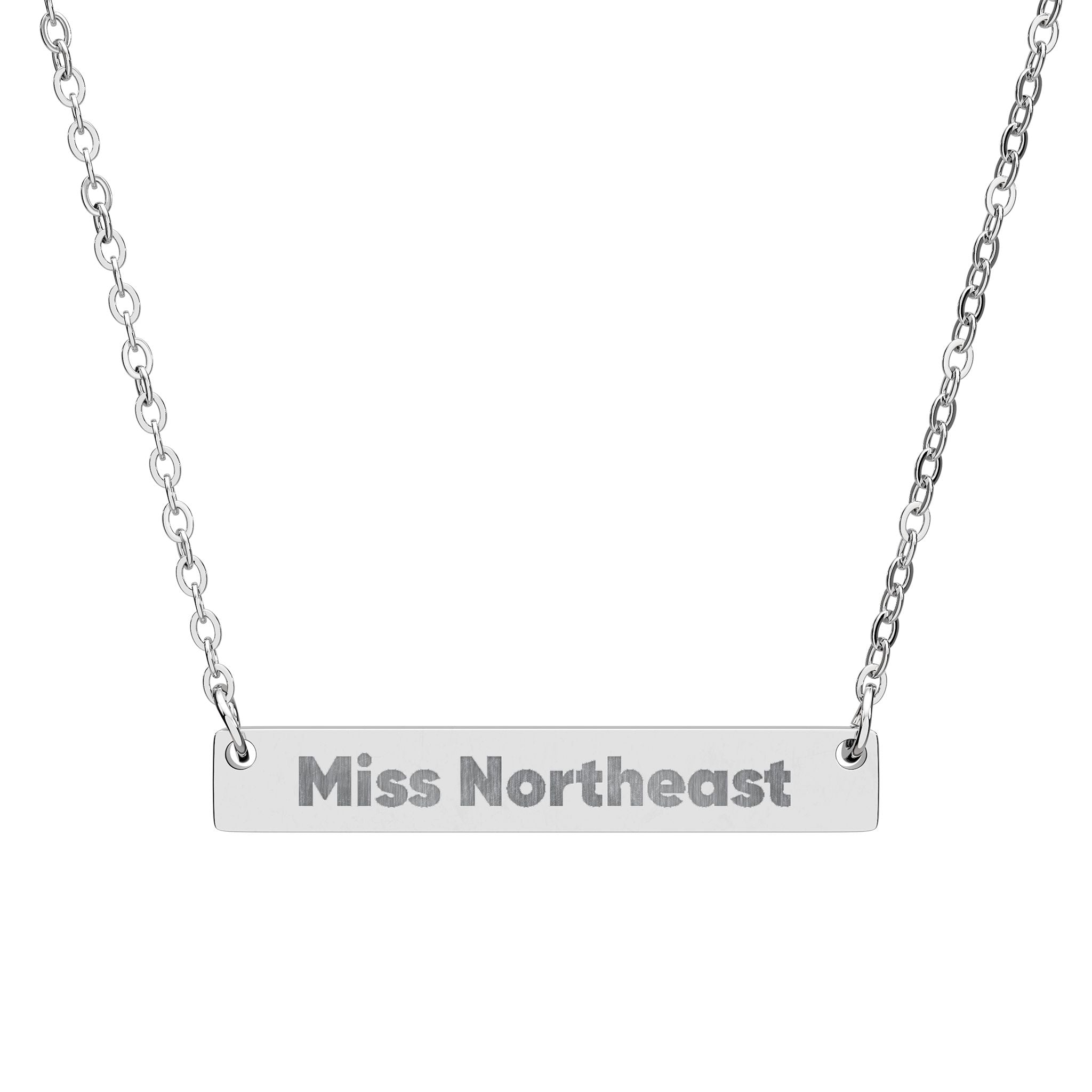 Pageant Title Horizontal Bar Necklace