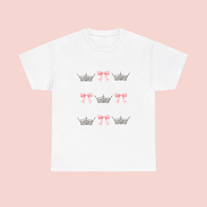 Miss America State Crown & Bow Tee