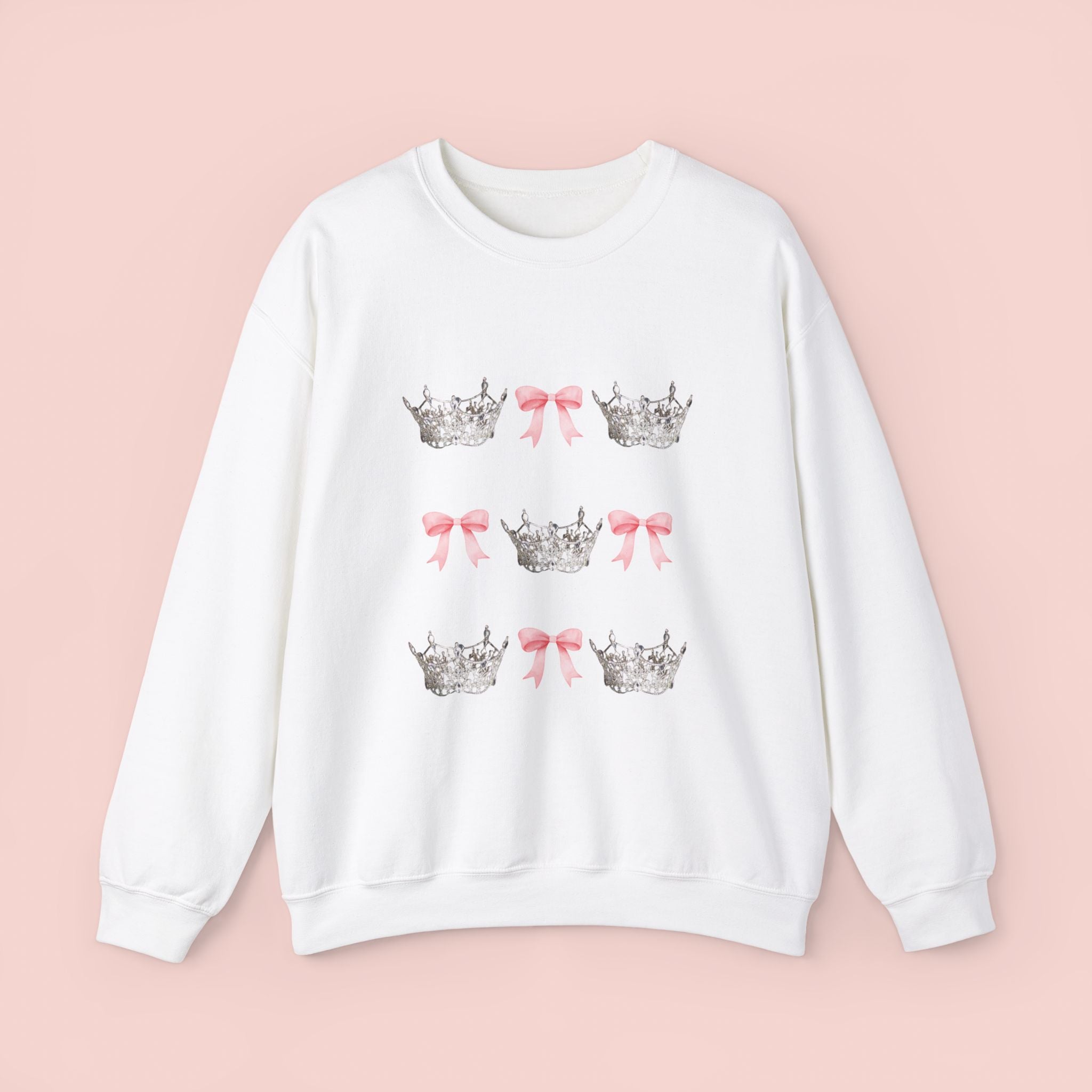 Miss Volunteer America Crown & Bow Crewneck Sweatshirt