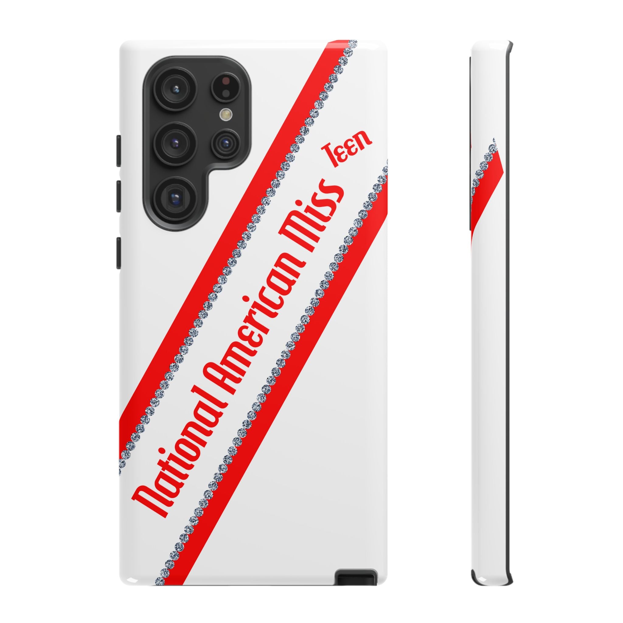National American Miss Sash Phone Cases