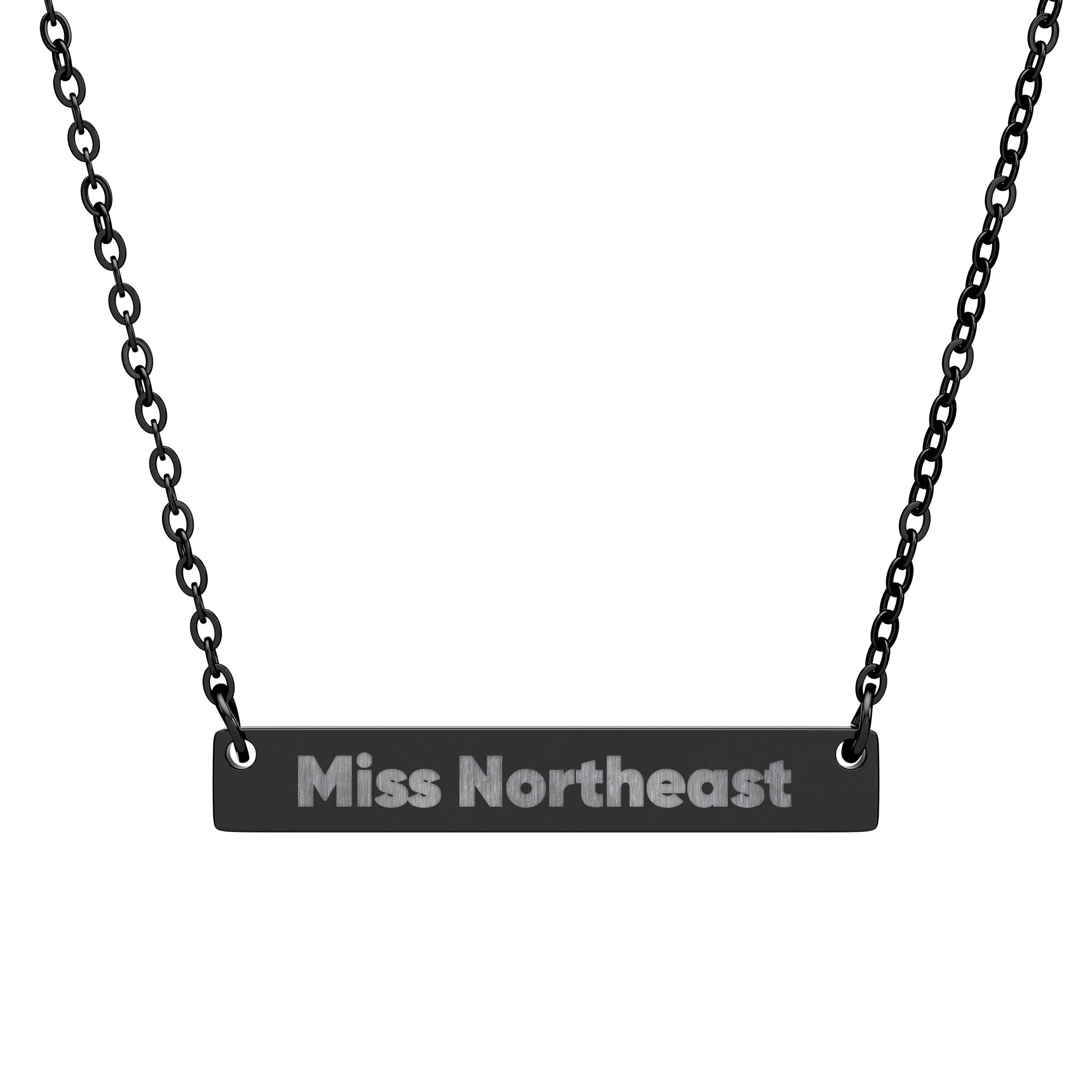 Pageant Title Horizontal Bar Necklace