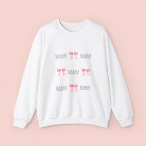 Miss USA Crown & Bow Crewneck Sweatshirt