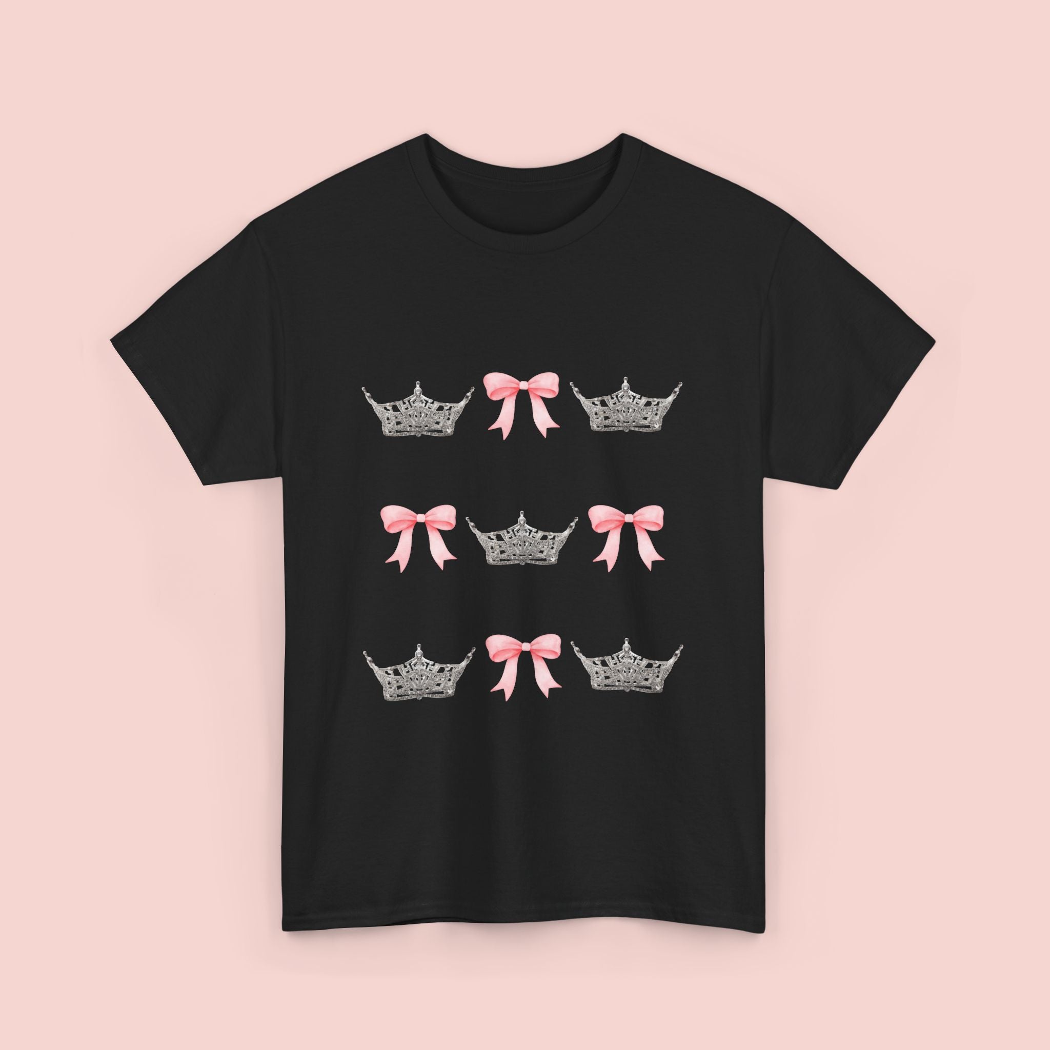 Miss America State Crown & Bow Tee