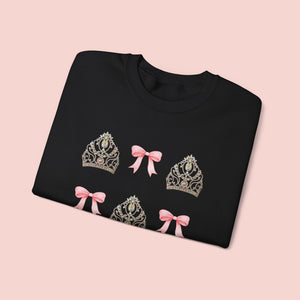 Miss Petite USA Crown & Bow Crewneck Sweatshirt