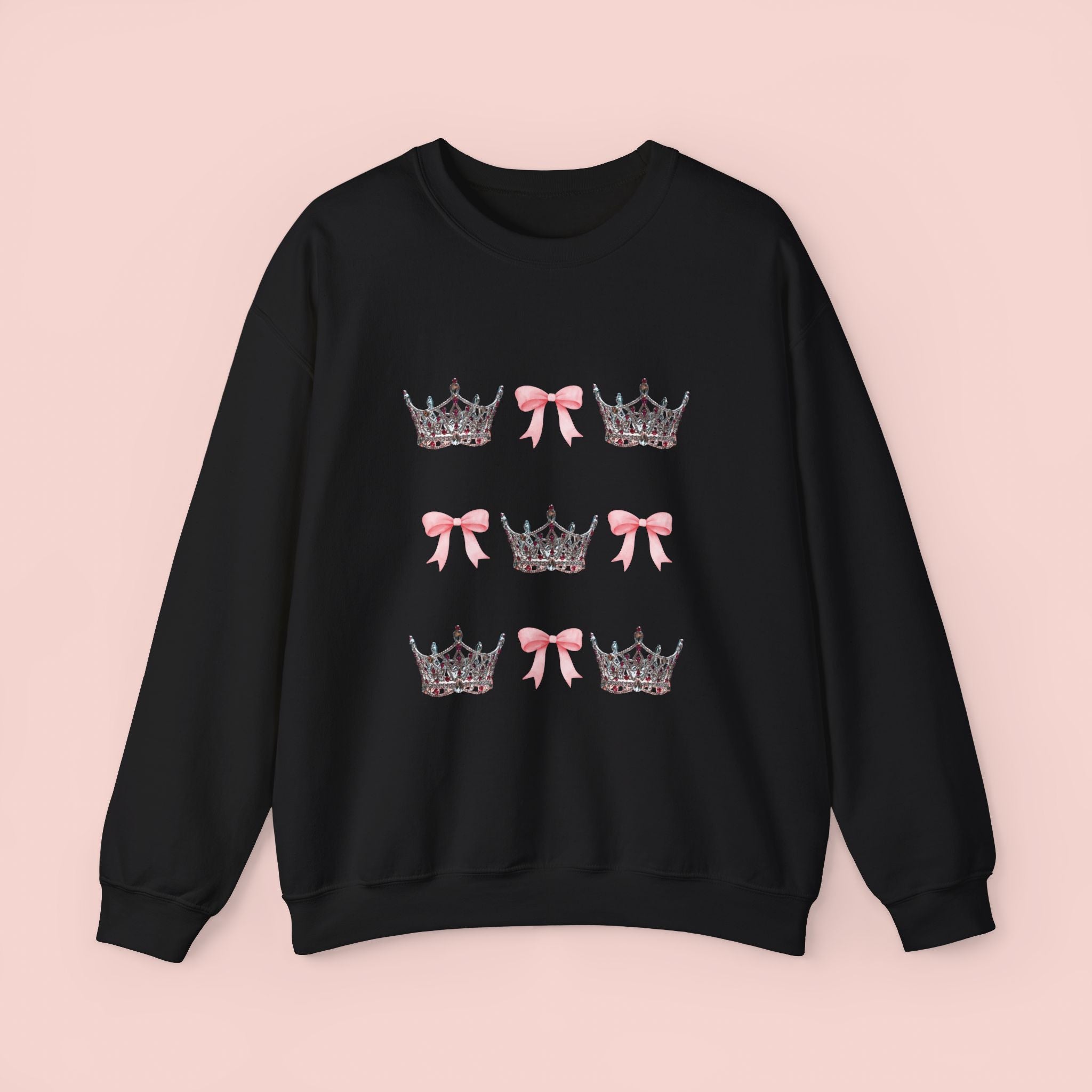 Miss Teen Volunteer America Crown & Bow Crewneck Sweatshirt