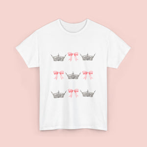 Miss America State Crown & Bow Tee