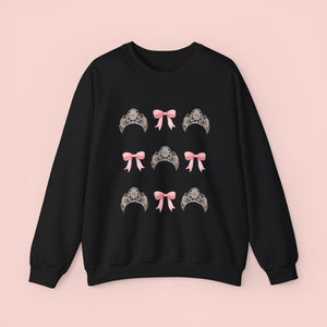 Miss Earth USA Crown & Bow Crewneck Sweatshirt