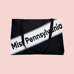 Miss America Sash Weekender Tote Bag