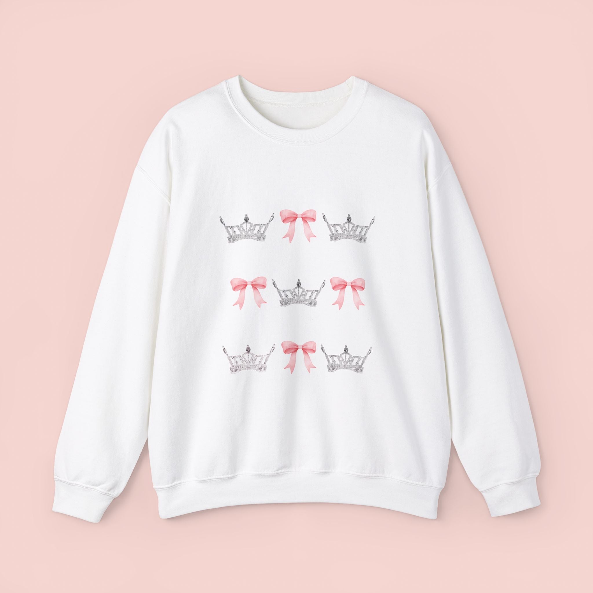 Miss America’s Teen Crown & Bow Crewneck Sweatshirt