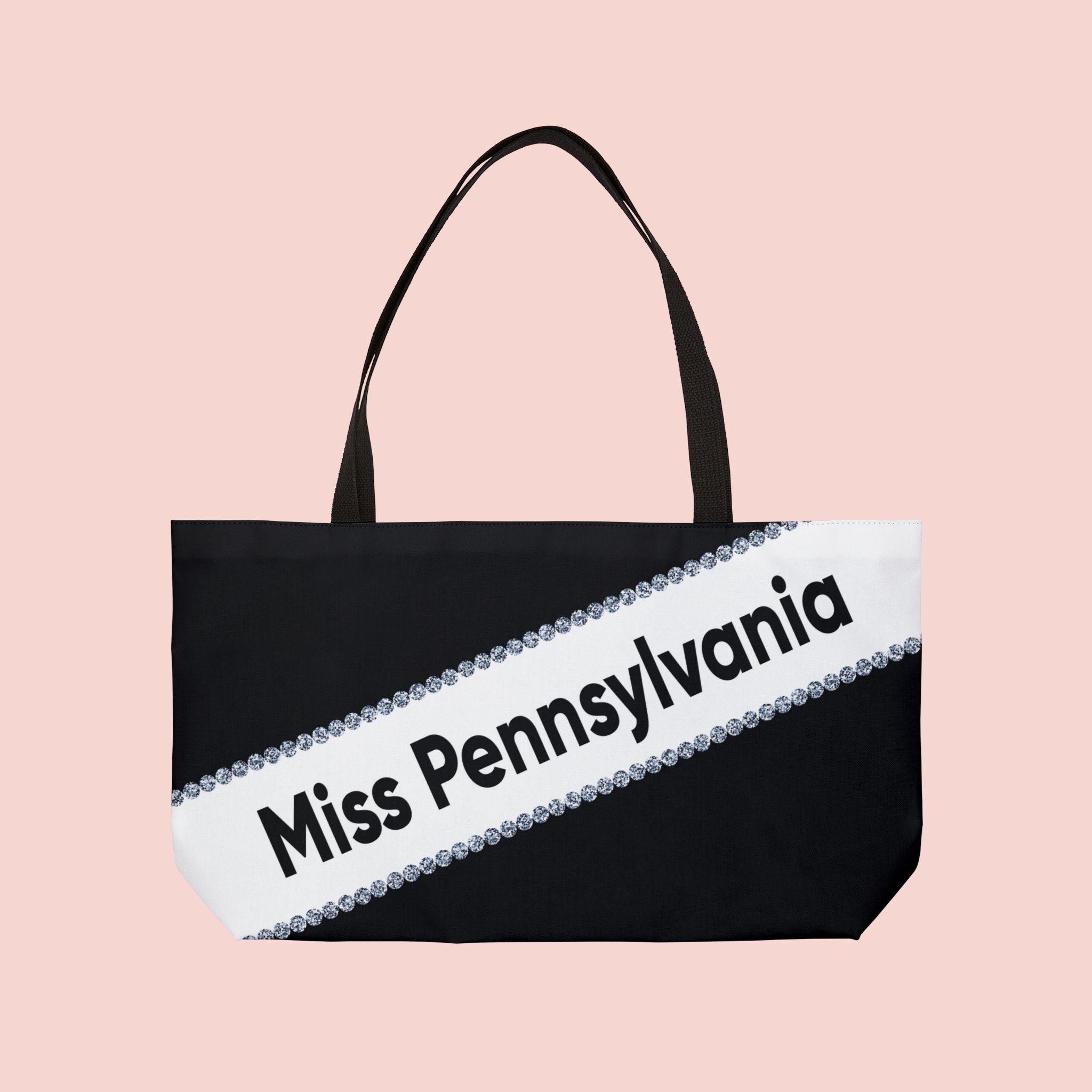 Miss America Sash Weekender Tote Bag