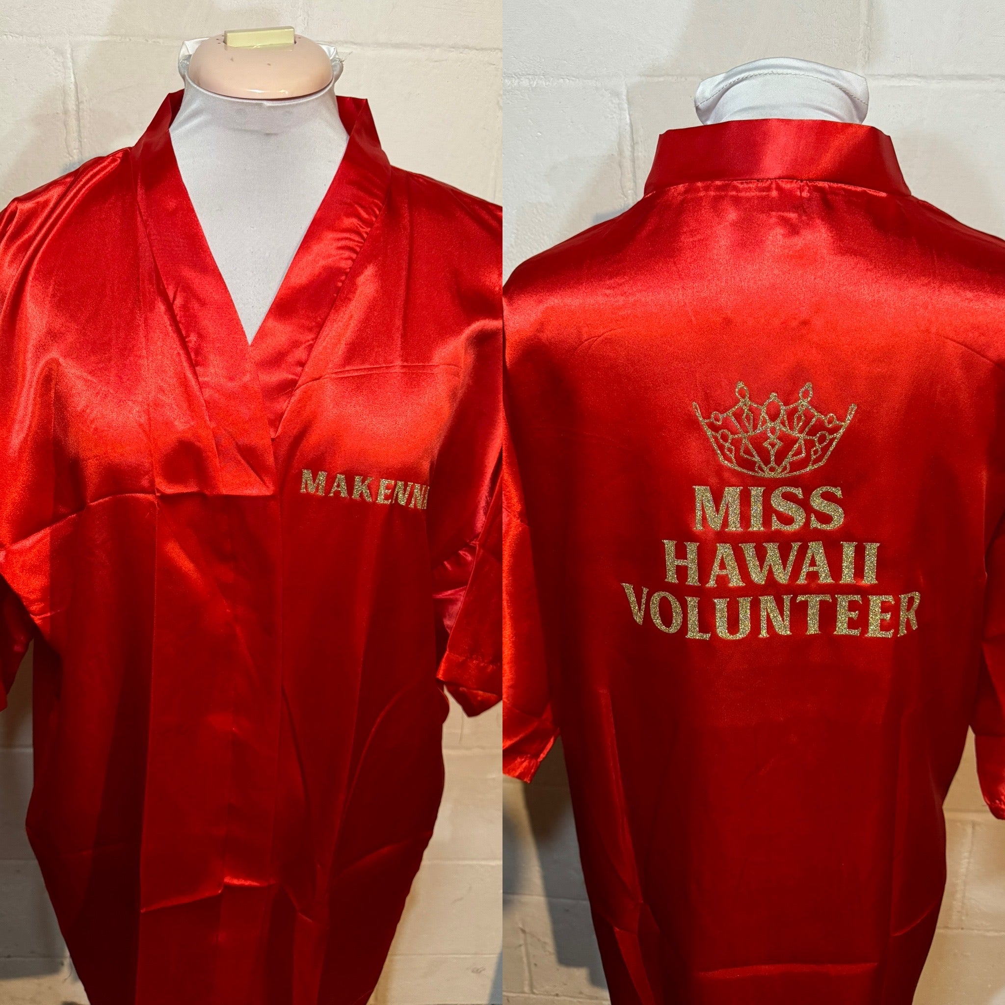 Miss Volunteer America Silk Robe