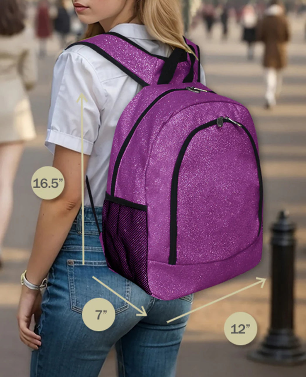 Glitter Titleholder Backpack