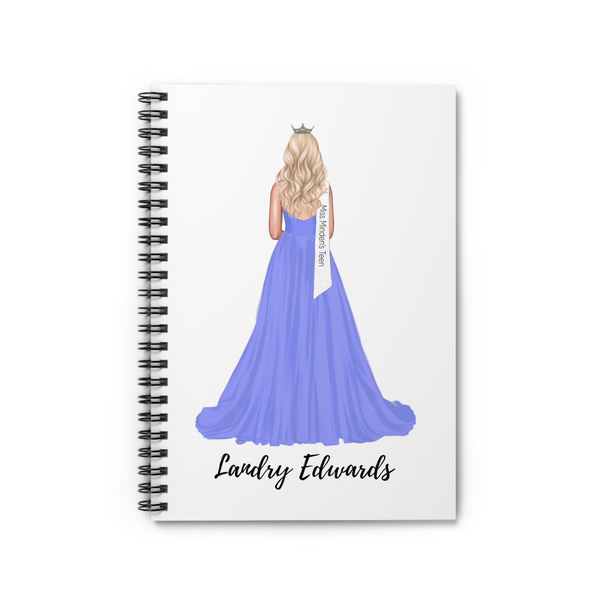 Pageant Titleholder Drawing Spiral Notebook