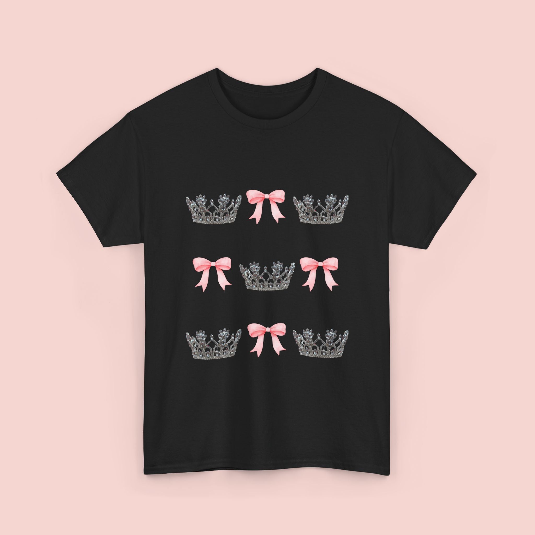 USA National Miss Crown & Bow Tee