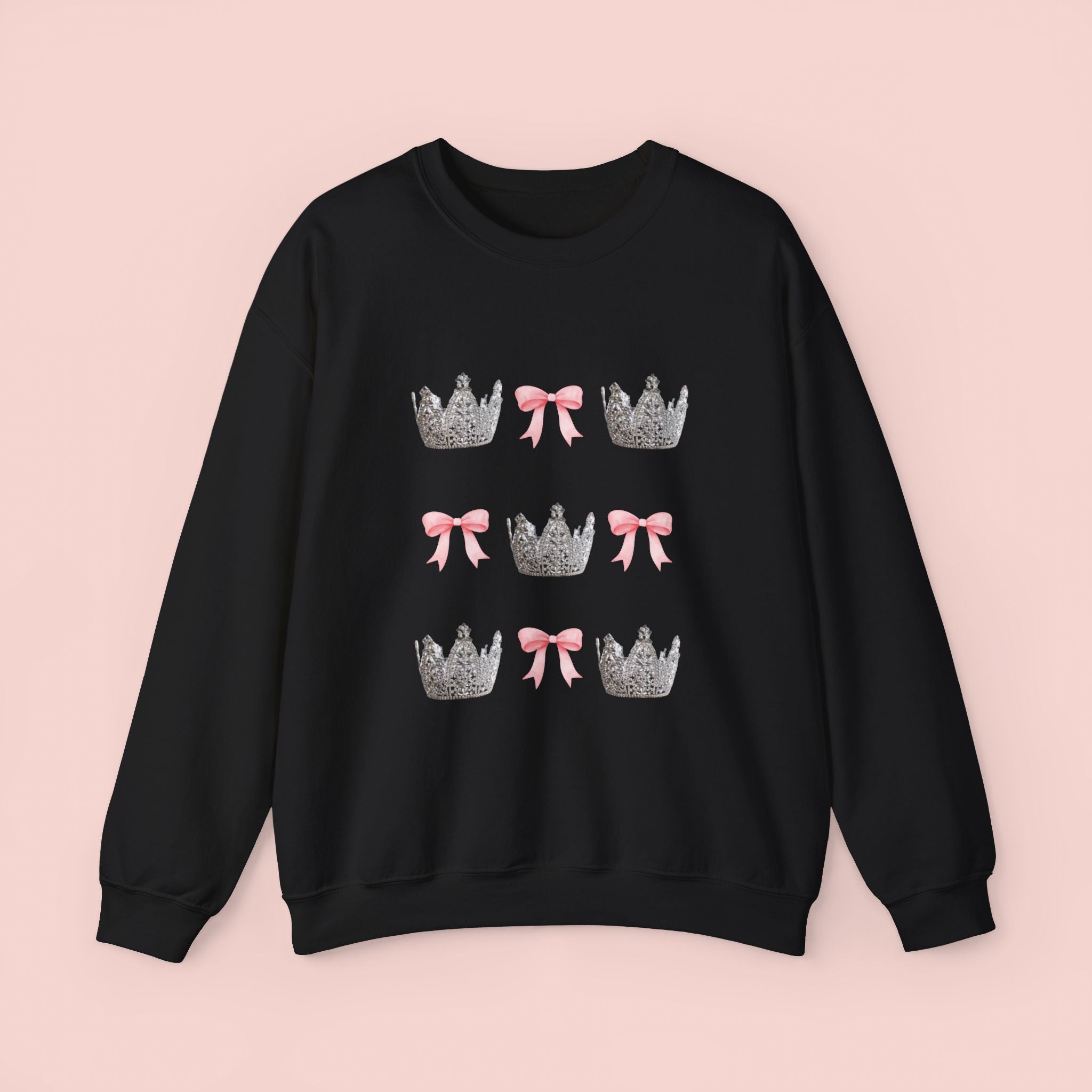 Miss Ultimate USA Crown & Bow Crewneck Sweatshirt