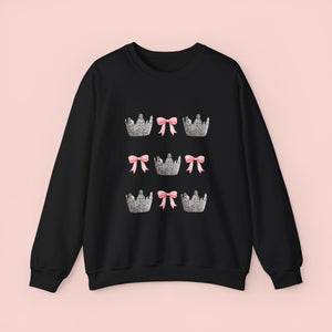 Miss Ultimate USA Crown & Bow Crewneck Sweatshirt