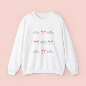 Miss Teen USA Crown & Bow Crewneck Sweatshirt