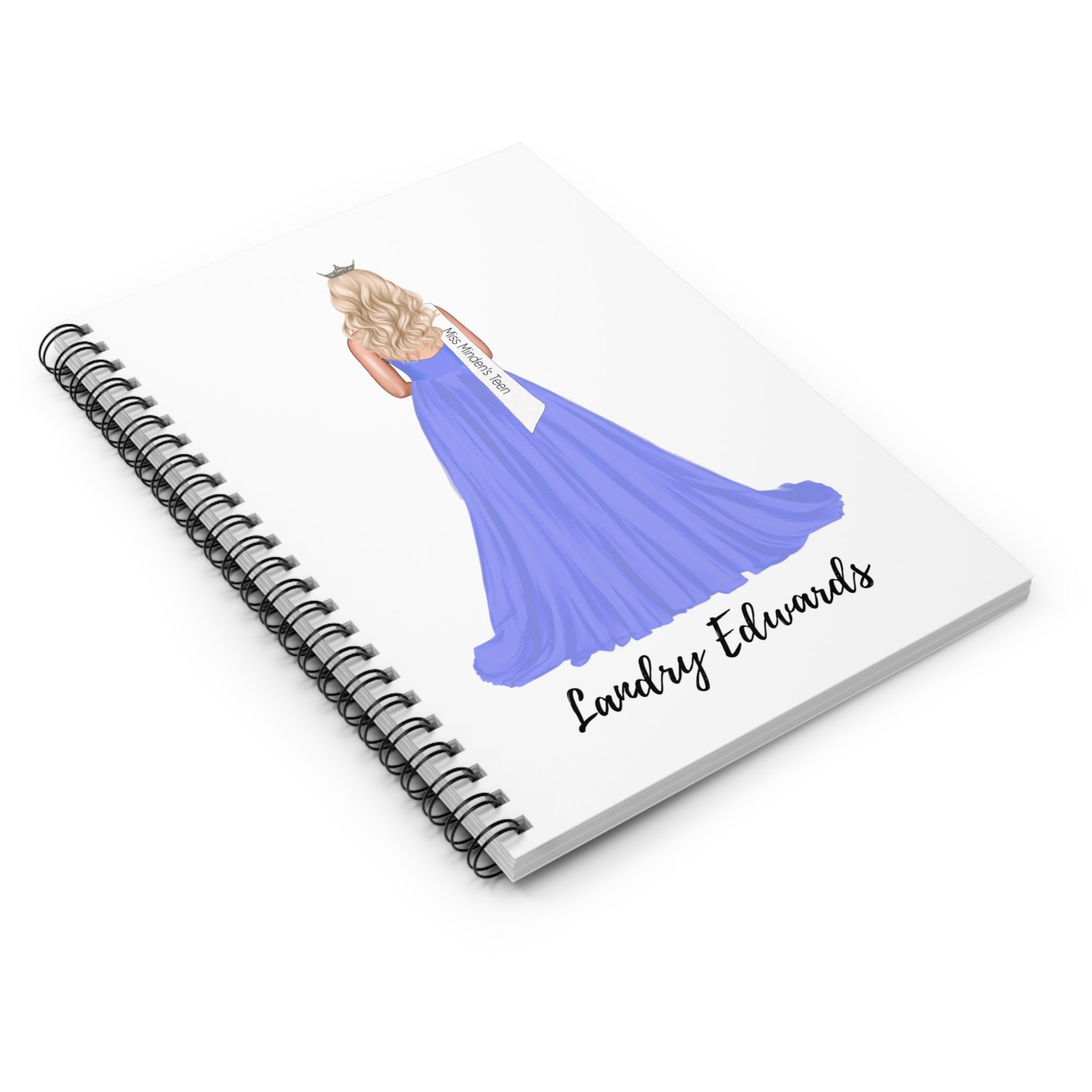Pageant Titleholder Drawing Spiral Notebook
