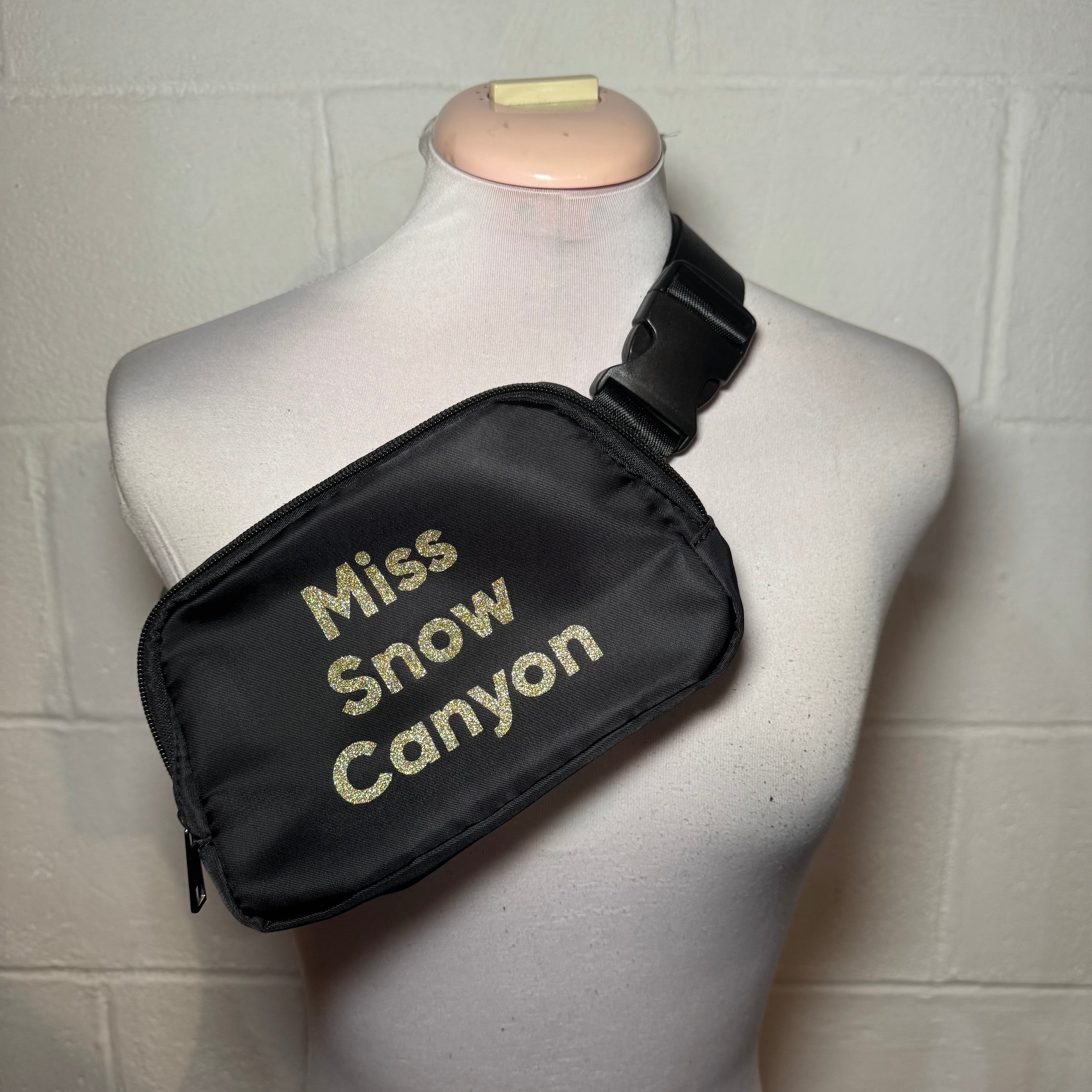 Personalized Title Belt Bag