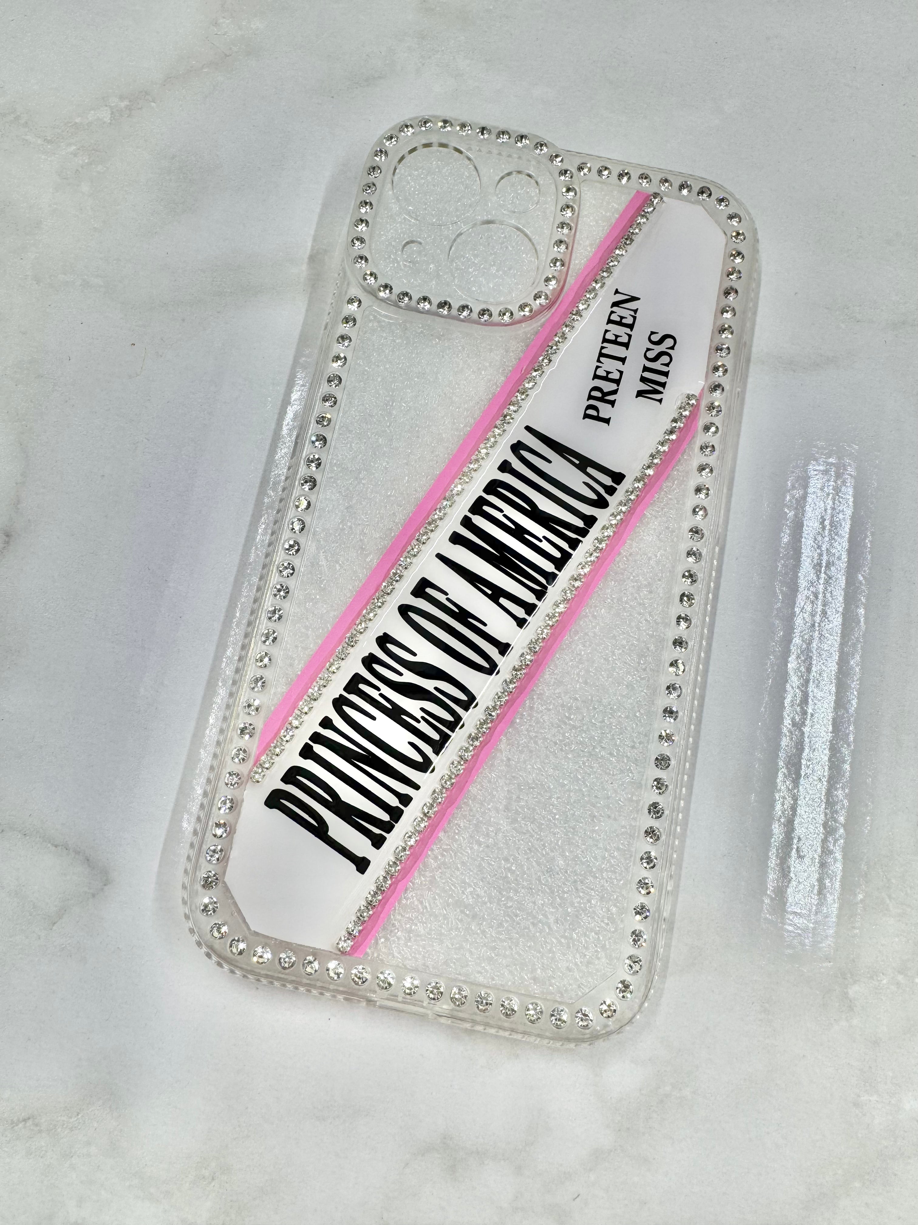 Princess of America Sash Phone Case – SparklingDesigns Princess of America Sash Phone Case – SparklingDesigns