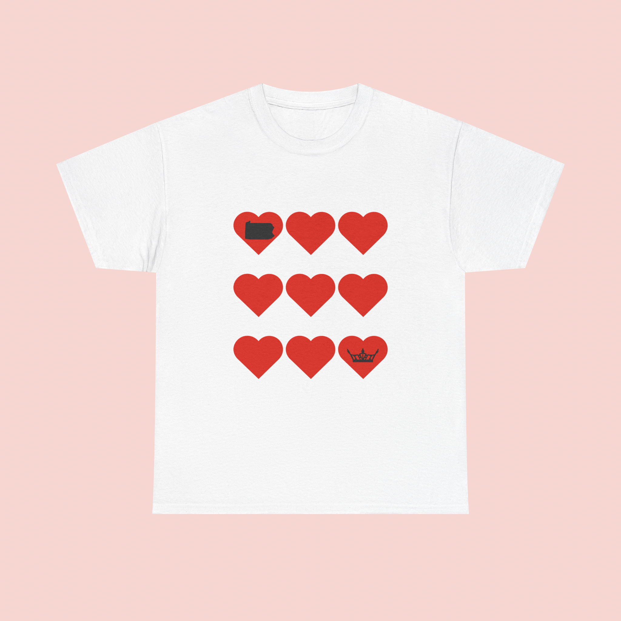 Miss America Heart Crown Tee