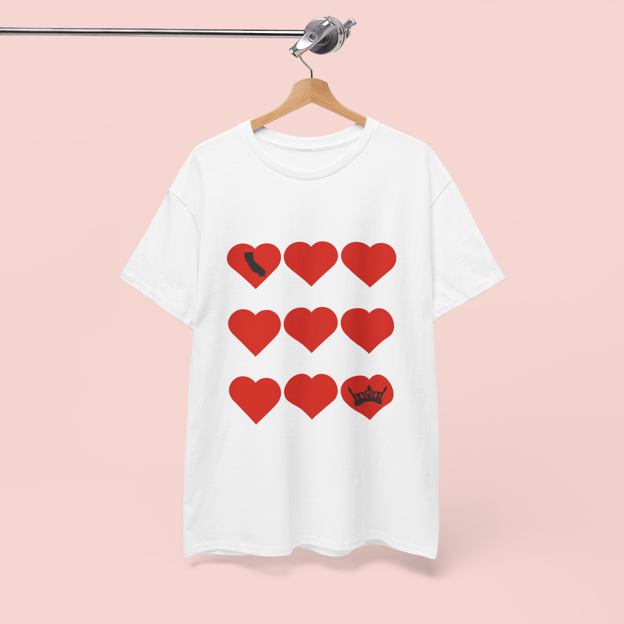 Miss America Heart Crown Tee