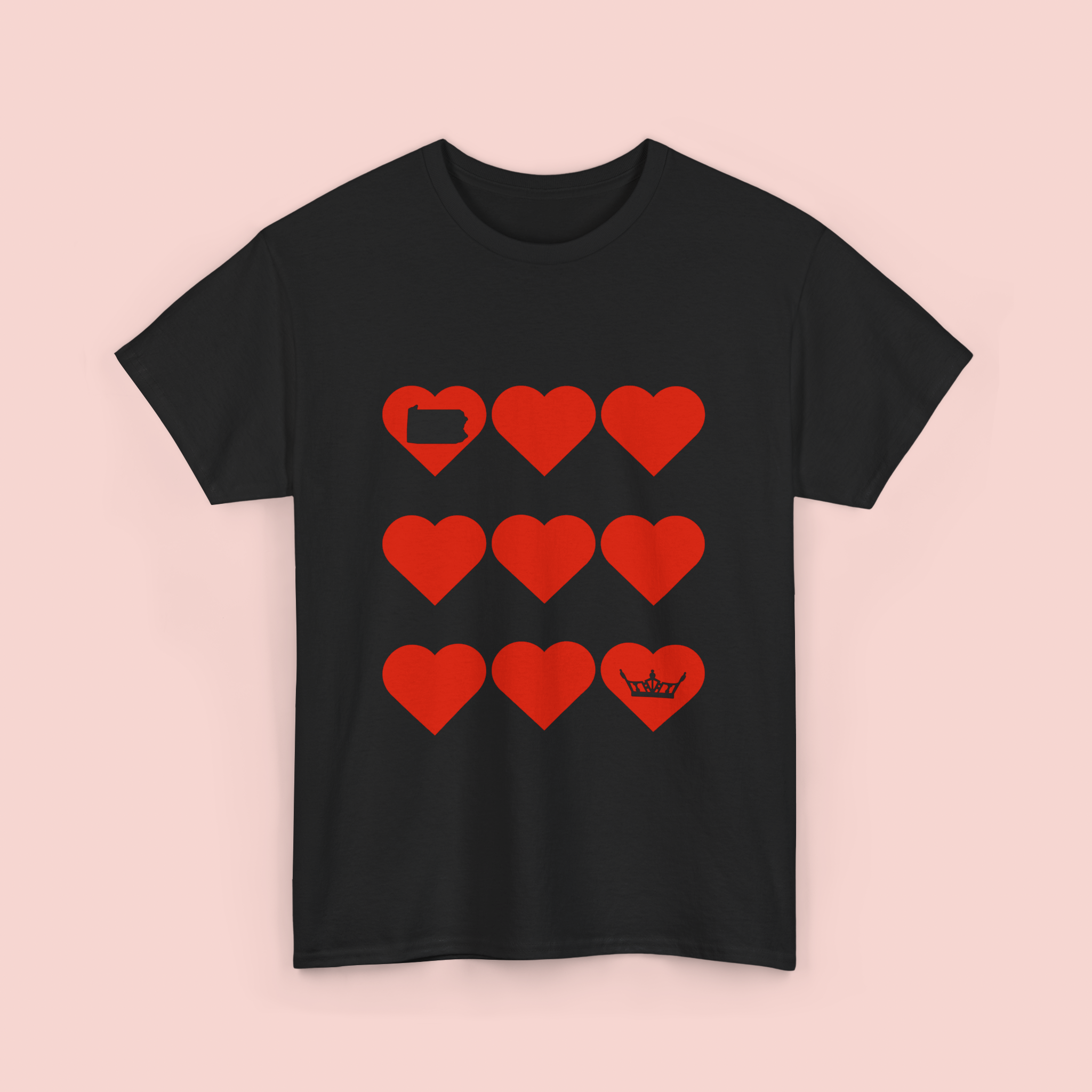 Miss America Heart Crown Tee