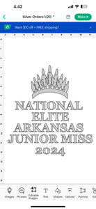 National Elite Miss Title Jackets