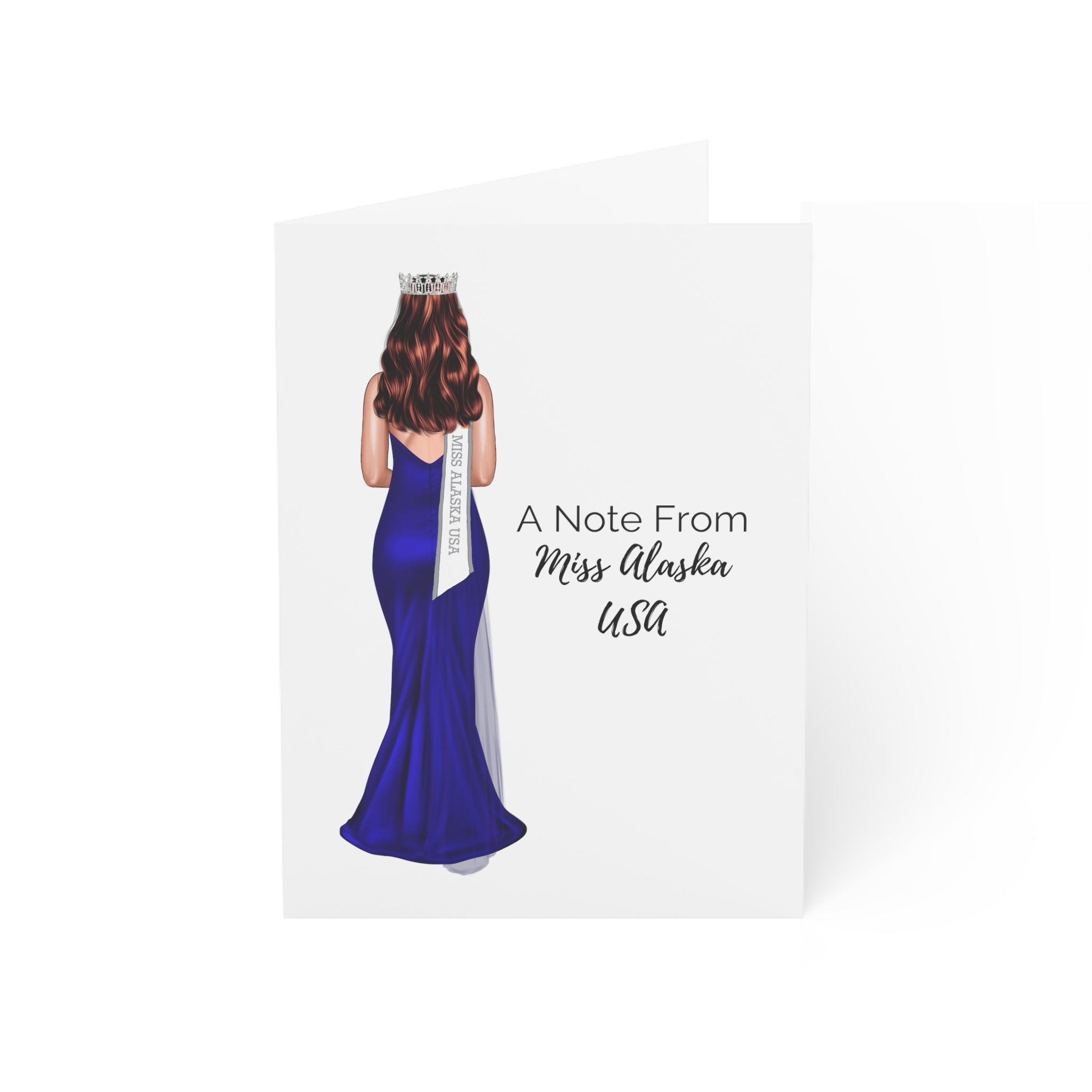 Pageant Queen Personalized Cards (1, 10, 30, and 50pcs)
