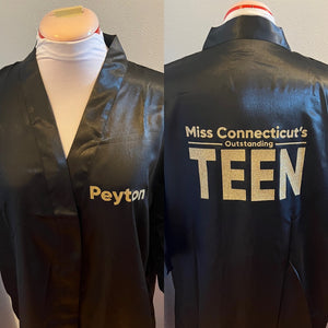 Miss America's Outstanding Teen Title Silk Robe