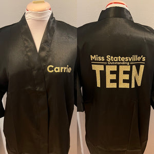 Miss America's Outstanding Teen Title Silk Robe