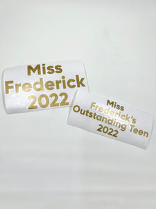Pageant Title Decal