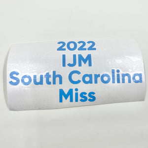 Pageant Title Decal